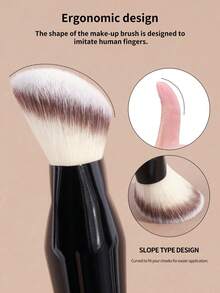 MAANGE Bộ cọ trang điểm chuyên nghiệp 1/4 món, bao gồm cọ nền, cọ má hồng, cọ phấn phủ, cọ tạo khối, cọ highlight, cọ phấn mắt, cọ che khuyết điểm, dụng cụ trang điểm dành cho phụ nữ và bé gái, bộ cọ trang điểm du lịch. - màu đen - Xem 11