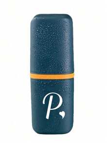 A-Z Letter Artistic Love Design Portable Toothbrush Holder, Keeps Your Toothbrush Clean And Ready To Use! Travel Toothbrush Rack, Portable Toothbrush Cup Cover, Ideal For Travel, Camping, Business Trips And School. - A - View 16