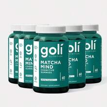 Miriyalyad Goli Matcha Mind Gummies - Green Tea Leaves Powder With Cognizin For Focus, Attention And Brain Health, Vegan, Non-GMO, Gluten-Free & Gelatin Free - 5PCS - 查看 7