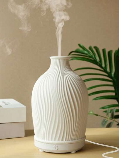 ellestfun 1pc USB 5V 80ml Resin Ultrasonic Essential Oil Diffuser, Suitable For Small Rooms Aromatherapy Humidifier And Diffuser