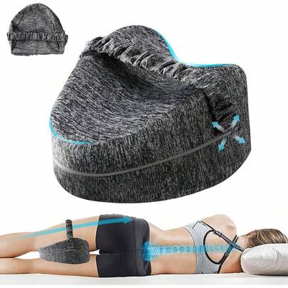 Almohada OrtopéDica Para Rodillas Y Entrepierna,Almohada De Rodilla De Espuma Con Memoria,Adecuada Para Aliviar El Dolor De Pierna,Espalda Y Rodilla,Mejorando La Calidad Del SueñO