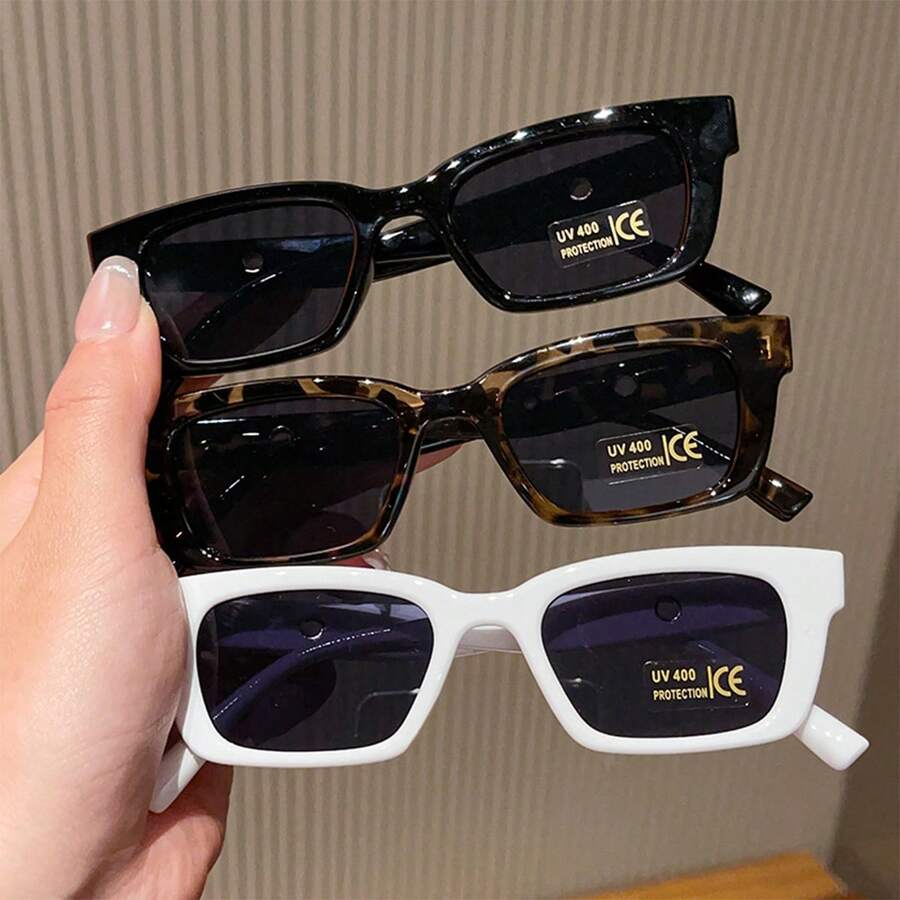 1 Cặp kính mắt trẻ em gọng đầy đủ, kiểu dáng mắt mèo dễ thương. - Xám - Xem 1