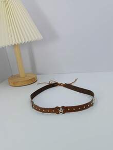 1件装女士时尚装饰腰链，搭配高品质牛仔帽，欧美西部风格，简约毡帽，男女皆宜，适合日常佩戴、派对、西部主题活动、聚会、角色扮演、毕业典礼、化装舞会、节日、生日庆典、音乐节、徒步旅行、夏季、海滩等场合。 - 禮帽1 - 查看 16