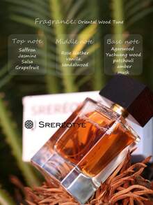 SREREOTYE SRERÉOTYE 50ml 日间玫瑰女士香水，持久淡雅的夏季花香，见证美好时刻，展现自然高贵气质，驱散冷漠，营造浪漫氛围，暂时留香。 - 木質香調 - 查看 12