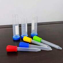 1 Set - 50ml Plastic Graduated Centrifuge Tubes With Rack And Colorful Straws, Screw Cap Sample Storage Tubes, Educational Laboratory Supplies, Suitable For STEM Science Experiments, School Projects And Home Education, Perfect For Students And Teachers, Back To School Season - 4-hole Series a - View 7