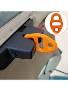 Universal Car Trunk Lock Buckle, Fastener For Securing Car Trunk Cover, Fits Most Vehicles, Strap Connection Point For Transporting Long Items - A - View 2