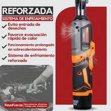 Inalámbrica Pistolas Impacto Llave De Trinquete Eléctrica 12V con 2 Baterías - Naranja - Ver 6