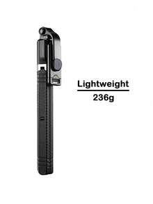 170cm Extendable Selfie Stick Tripod With Wireless Remote, Compatible With IOS And Android Phones, Suitable For Live Streaming, Vlogging, Family Gatherings, Christmas Parties, Self-Portraits, Outdoor Activities, Interviews, Vacations, And More - Black - View 5
