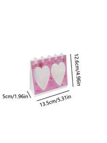 1 Gói Giá Trưng Bày Hình Nấm 3 Inch Dành Cho Học Sinh, Quạt Thẻ, Thẻ Lịch Để Bàn Trong Suốt Hai Ngăn, Sổ Lưu Niệm Ảnh. - Nhiều màu - Xem 6