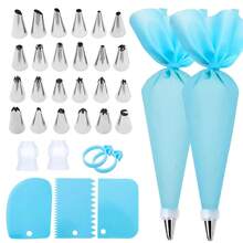 High Performance Cake Decorating Supplies With Stainless Steel Piping Nozzles For Professional Baking And Design - 21-piece Set - View 5