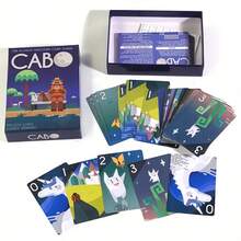 Jeu de cartes Kabo Édition Collector - Convient pour les rassemblements d'Halloween et de vacances, Adapté pour 2-4 joueurs, Édition standard - Multicolore - Voir 5