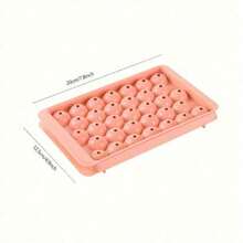 1 Piece Round Ice Ball Mold With Lid, Made Of Flexible Silicone For Effortless And Easy Demolding, Specially Designed For Freezer Use, An Ideal And Practical Tool For Making Delicious Cocktails And Refreshing Cold Drinks In Daily Life. - Baby Blue - View 8