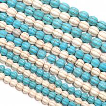 1 件椭圆形绿松石和种子珍珠混色珠,时尚复古绿松石椭圆形 DIY 串珠,适用于手链项链珠宝制作、吊坠,批发工艺品用品 - 橢圓 - 查看 7