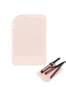 Heat-Resistant Mat For Curling Irons, Heat Protection Storage Bag, Travel-Friendly Silicone Curling Iron Cover, Curling Tools Heat Pad - View 18
