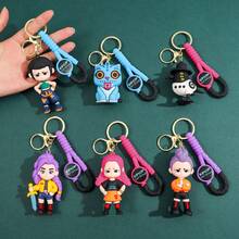 1pc Witcher Cartoon PVC Soft Keychain - Anime Peripheral Small Gift - Fashion Bag Accessory, Cartoon Character Design, Versatile, Best Small Gift For Daily Wear Or Giving To Friends - Multicolor - View 7