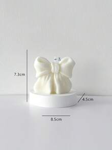 1pc Bow-Shaped Smokeless Long-Lasting Aromatherapy Candle, Bedroom Living Room Fireplace Office Atmosphere Decor, Handmade DIY Gift For Women Friends, Wedding Holiday Ornament, Spring Summer Home Essential Decoration - Multicolor - View 17