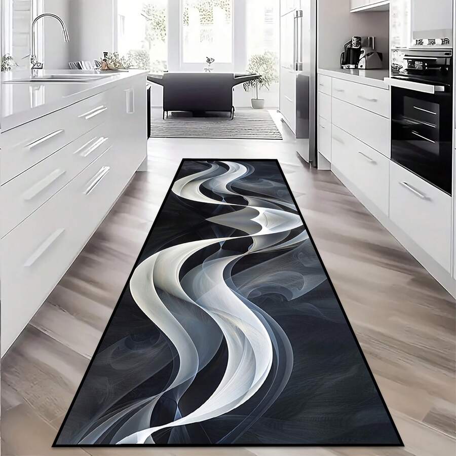 Marine Golden Diamond 1pc, Abstract Art Style Shopping Mall Area Long Strip Mat, Washable Kitchen Office Rectangular Mat, Garden Picnic Comfort Thick Camping Mat, Deck Patio Decorative Mat, Non-Slip Easy Clean Entryway Lawn Entrance Mat, Long Hallway Carpet, Not Only Is Suitable For The Festival Of Non-Slip Floor Mats, But Also As A Housewarming Gift Wedding Gift To Friends And Family As Well As Their Own Home, Rectangular Entrance Carpet For Indoor/Outdoor Use, Non Slip Backing, Bathroom Mat, Interior Decorative Door Mat, Decorative Floor Mat For Porch/Garden/Terrace, Suitable For Homes, Gardens, And Living Spaces, Ideal Gift For Loved Ones, Enhances Entryway, Living Room, Kitchen Decor, Valentines, Christmas Day, Halloween, Thanksgiving Day, Easter Day, Mother's Day, Father's Day, Back To School Season Decorations - Nhiều màu - Xem 1
