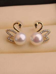 Pendientes mini clásicos, regalo minimalista versátil y personalizado de moda coreana - Color de la imagen - Ver 6