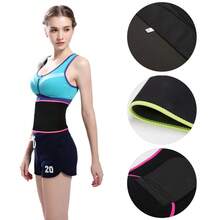 LINGPENG 1pc Silver Ion Waist Trimmer Belt, Shaping For Running, Yoga, Sweating, Fitness - Multicolor - View 6