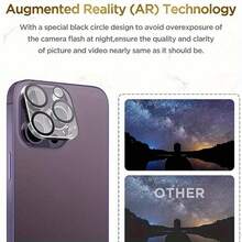 Taamyllrenz 3-In-1 Set: 2pcs Gradient Green Privacy Anti-Blue Light Screen Protector + 1pc Camera Lens Protector, Compatible With IPhone 17 Pro Max/16 Pro/15/14 Plus/13/13 Pro Max/12/11 Pro Max 17/16 Plus, Full Coverage Anti-Peeping, Anti-Fingerprint, Anti-Scratch - Multicolor - View 8