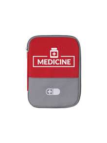 Portable "Medicane" Patterned Medical Bag, Compact First Aid Kit For Camping, Travel And Home Use, Convenient Medication Pouch, Emergency Pack, Available In Multiple Colors, Essential For Health-Conscious People, Ideal Gift For Birthday, Holiday, Party, Mother's Day, Back To School - Multicolor - View 14
