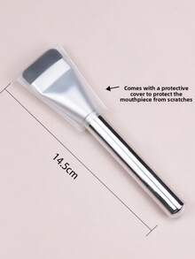 1支平头粉底刷，超薄歌舞伎化妆刷，适用于粉底液晕染，密实刷毛，打造无痕遮瑕妆容，美妆工具 - 彩色 - 查看 10