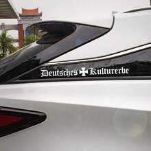 German Culture Car Decal Stickers, Decorative Window And Rear Window Stickers, Funny Waterproof Stickers, Exterior Car Decor Stickers, Cool Decorative Stickers - Decorative Stickers - View 2