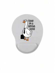 Ergonomic Goose Design Computer Mouse Pad With "Today I'm Serious Goose" Text, Ergonomic EVA Wrist Rest, Non-Slip Memory Foam Mouse Pad, Comfortable Non-Slip Base, Smooth Wrist Support Mouse Pad, Comfortable Desk Pad, Suitable For Gaming, Office, Computer, Laptop, Home Use, Graduation Souvenir, Valentine's Day, Mother's Day, Back To School Perfect Gift - Multicolor - View 14
