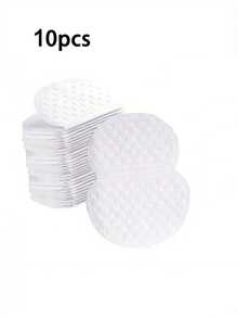 10/50pcs Disposable Sweat Pads, Long-Lasting Effective, Lightweight Breathable, Invisible Comfortable Odorless, Suitable For Men And Women In Summer - White - View 10