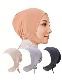 Écharpe tour de cou réglable en soie de lait pour femmes, multicolore - Multicolore - Voir 3
