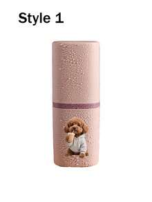 Multi Functional Grooming And Storage Box, Printed With Cartoon Milk Tea Hoodie Dog And Explosive Kitten Patterns, Made Of And Pp Material, Durable And Anti Drop. The Cute Cat And Dog Print Design Is Particularly Eye-Catching. - Multicolor - View 13