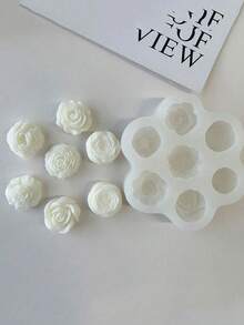 1pc 3D Rose Peony Flower Scented Candle Silicone Mold Decor Valentines - A - View 8