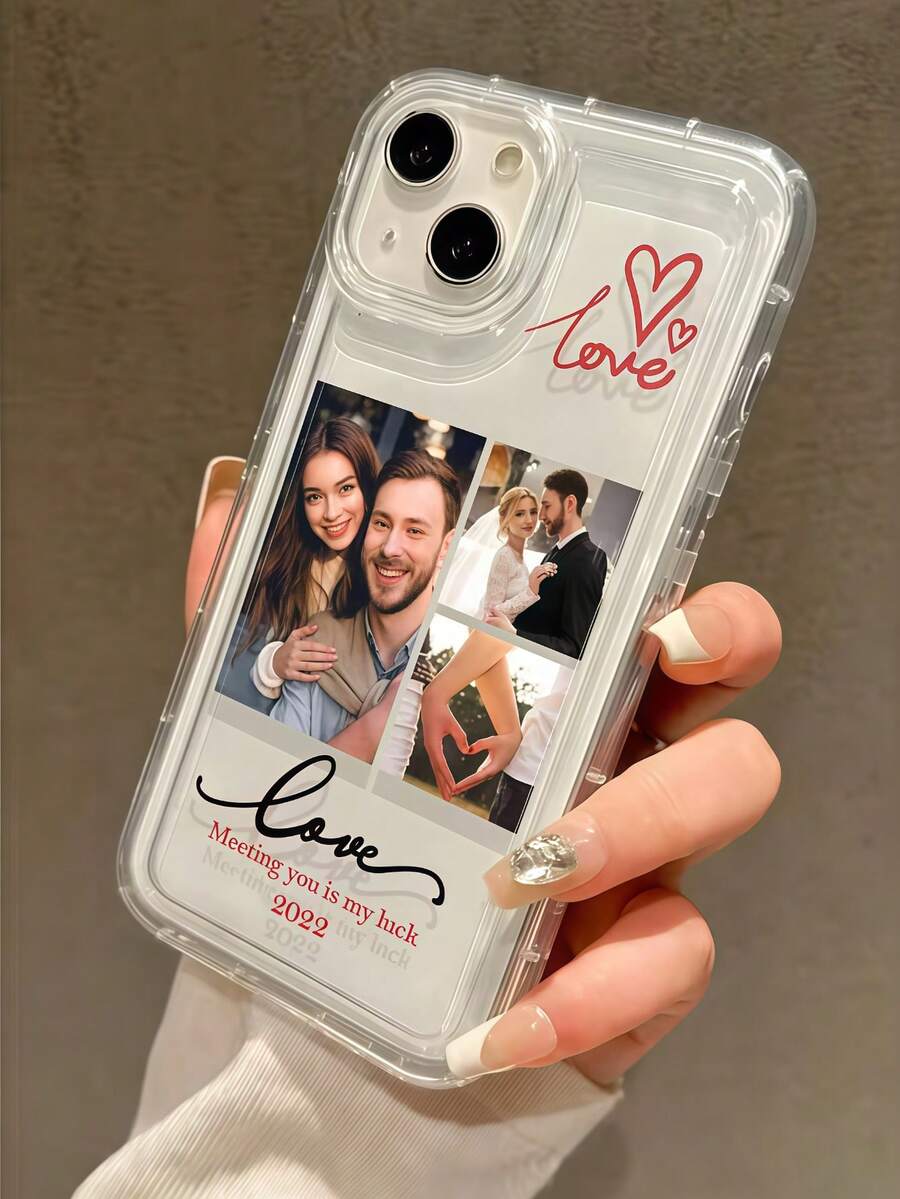 1 ốp lưng điện thoại in hình theo yêu cầu, ốp lưng điện thoại hình phồng không gian, ốp lưng điện thoại in hình cá nhân, ốp lưng điện thoại in tên hình trái tim theo yêu cầu, đáp ứng nhu cầu cá nhân hóa của khách hàng! Tương thích với Apple 17Air, 17promax, 11/12/13/14/15/16/PROMAX, /A13/A14/A15/A53/A54/A55/S23/S23ultra/S24ultra/S24/S25/GalaxyS26/S26PLUS/S26U, có thể dùng làm quà tặng và sử dụng hàng ngày, phụ kiện điện thoại, lựa chọn theo mùa, ốp lưng điện thoại cá nhân hóa thời trang, dành cho bạn trai, bạn gái, gia đình, bạn bè, ông bà, các cặp đôi, kỷ niệm, sinh nhật. - Trong sáng - Xem 1