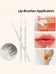 睫毛嫁接套装一次性超细棉签刷，包含睫毛刷、唇刷、睫毛膏刷头，睫毛嫁接美妆棒套装（黑色）_ 美容及个人护理 100/300/450 支装 - 彩色 - 查看 5