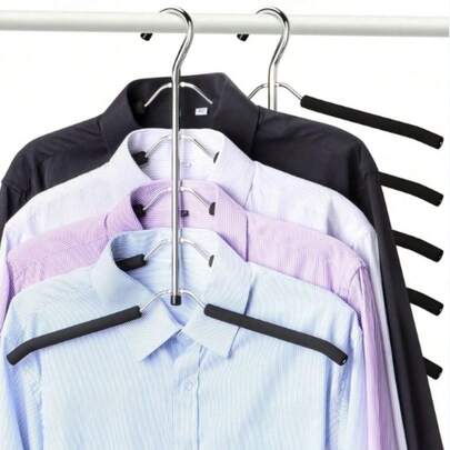 Multi-Functional Hanger, Seamless Sponge Hanger, 360-Degree Rotating Drying Rack, Multi-Layer Space-Saving Clothes Support Rack, T-Shirt Drying Rack, Wardrobe Storage Rack, Bedroom Dormitory Accessories, Storage Organization Decorations, Holiday Decorations, Room Decorations, Home Decorations, Bedroom Decorations, Dresses, Pants, Shoes, Jeans, Boots, Skirts, Spring, Simple, Summer Tops