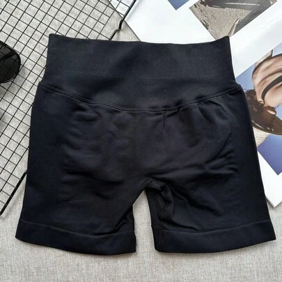 Quần short yoga cạp cao dành cho nữ - Giúp định hình vòng eo, nâng mông, thon gọn, phù hợp cho đi làm, tập thể dục, mặc hàng ngày, tập gym, yoga và các hoạt động ngoài trời.