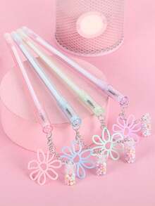 4 chiếc bút bi kiểu dáng chai lọ, màu trung tính, ngòi 0.5mm, viết trơn tru, thích hợp cho mùa tựu trường, văn phòng phẩm, đồ dùng học tập và phần thưởng cho giáo viên. - Bộ - Xem 10