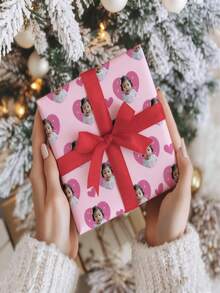 Papel de regalo personalizado, impreso con tu foto. El papel de regalo personalizado con tu foto es la opción perfecta para fiestas de cumpleaños. Suministros para fiestas de cumpleaños felices. - Multicolor - Ver 4