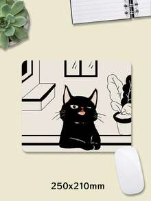 1 tấm lót chuột máy tính cỡ lớn bằng da PU họa tiết mèo hoạt hình, chống trượt, có thể giặt được, phù hợp cho chơi game, văn phòng và học tập, có thể dùng làm quà sinh nhật hoặc quà tốt nghiệp, hình vuông hoặc hình tròn. - Xem 13
