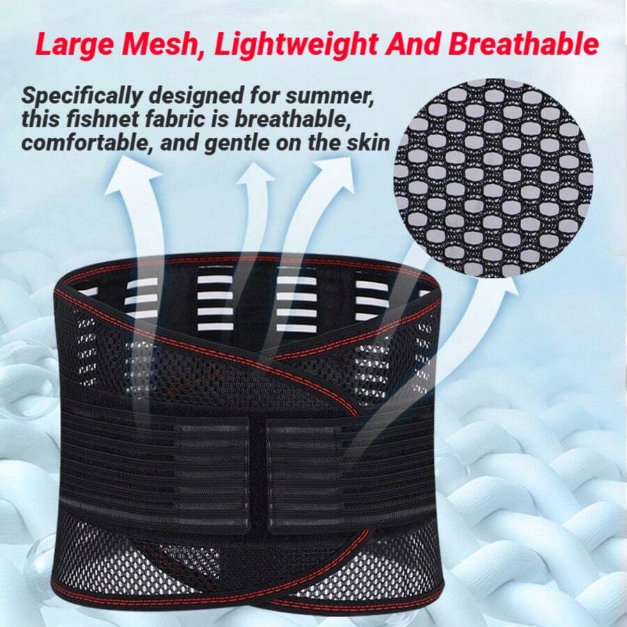 Adjustable Waist Trainer, Breathable Mesh Waist Shaper For Abdomen Protection