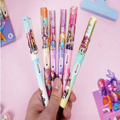 Set de 3 bolígrafos de tinta de alta calidad con temática de cazador de brujas, adecuados para la escuela, reuniones, intercambio de regalos, oficina, útiles escolares, regalos festivos, artículos esenciales para volver a la escuela