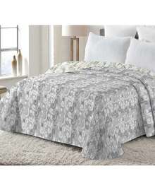 Quilted Bedspread + 2 Pillowcases, Printed For Spring, Summer, Autumn And Winter. 100% Microfiber, 150 X 150 Cm. - Design-7 - View 2