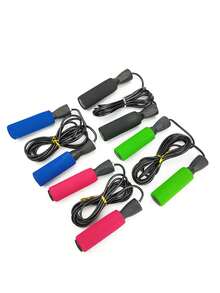 Jump Rope Set For Fat Burning And Shaping, Includes Jump Rope, 8-Inch Resistance Band, Chest Muscle Stretcher And Back Shaper. Suitable For Women, Families And Fitness Beginners. - Multicolor - View 5
