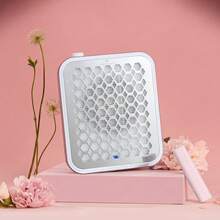 Christine Shelly Professional Nail Dust Collector With Reusable Filter With Handheld UV Light For Gel Nails,A Combination Of A Nail Vacuum Cleaner And A Handheld Nail Lamp,Two-Piece Set,Suitable For Professional Nail Salons - 查看 4