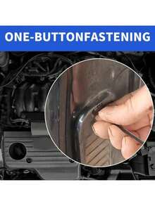 通用电缆扎带扣 – 重型侧扣式扎带，带按钮锁，抗紫外线塑料电缆紧固件，适用于汽车、电气和日常维修 - 多色 - 查看 3