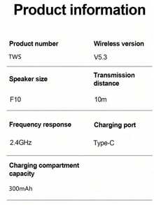 TWS YD03 Wireless Bluetooth Headset With Mic Earbuds Charger Box LED Fone Bluetooth Earphones Wireless Headphones - View 3