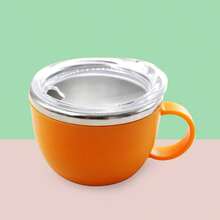 1个，3盎司带把手杯，塑料外层和不锈钢内层，防漏旅行杯，带盖 - 彩色 - 查看 9