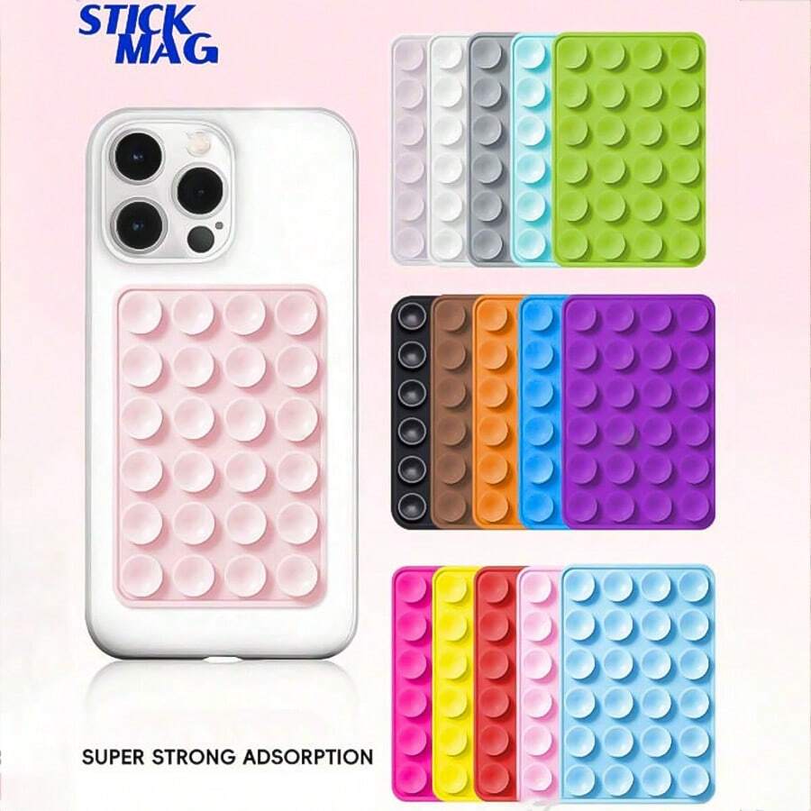 48个双面吸盘手机支架，每面24个吸盘，可拆卸，防水，360°旋转。是情侣情人节拍照的理想工具。适用于浴室墙壁等各种光滑表面。