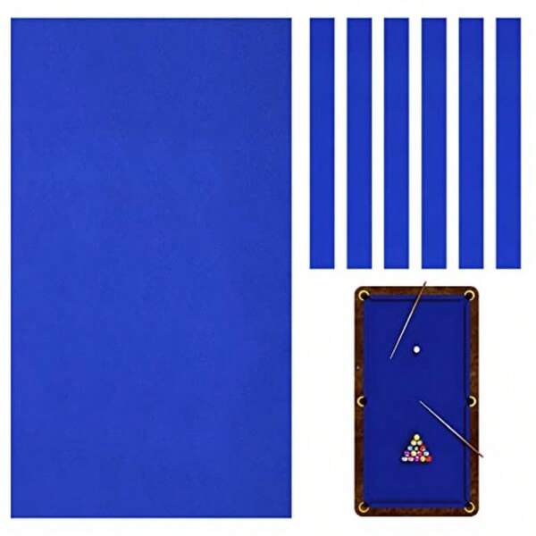 Billiard Cloth 8.53ft Pool Table Felt With 6 Cloth Strips Pre Cut Pool Table For Home Clubs Bars Indoor Sports Gamegift