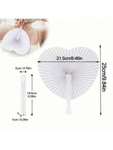 Bộ 3/15/18 chiếc quạt xếp hình trái tim thanh lịch, bao gồm quạt, thiệp cảm ơn và túi vải organza - Quà tặng cho phù dâu, đạo cụ khiêu vũ đám cưới, trang trí đám cưới, đồ dùng tiệc tùng, đạo cụ chụp ảnh độc thân, quà lưu niệm đám cưới hoàn hảo. - nhiều màu - Xem 7